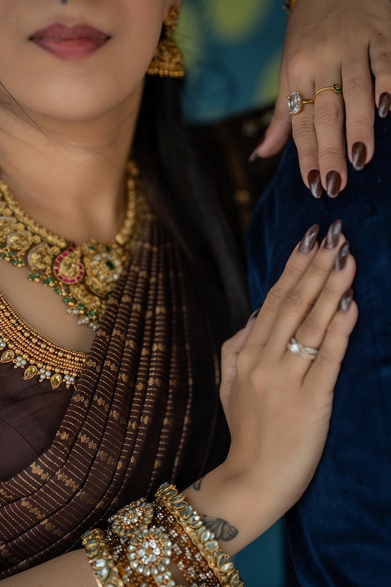 Shilpa — engagement photography by Tales by Team AR, Chennai