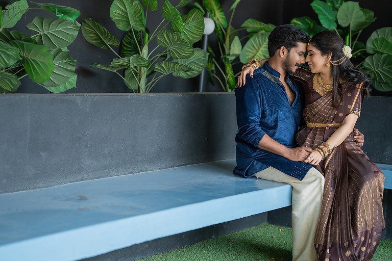 Shilpa — engagement photography by Tales by Team AR, Chennai