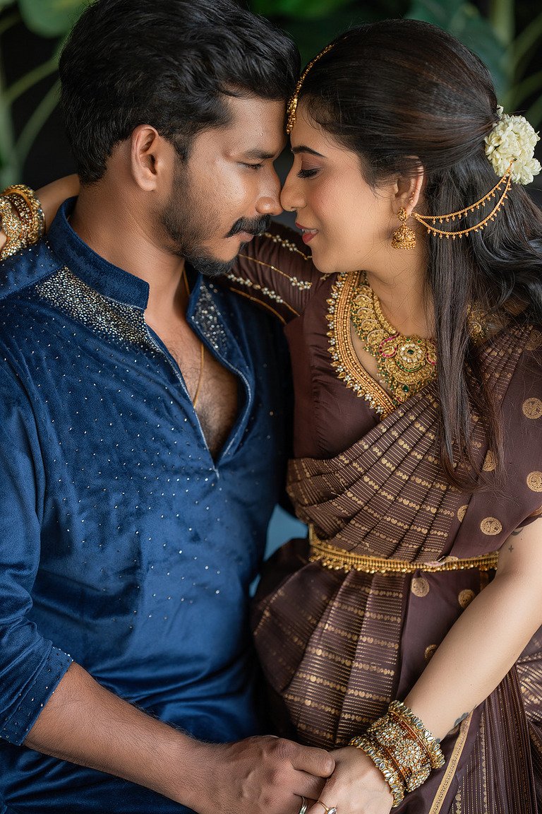 Shilpa — engagement photography by Tales by Team AR, Chennai