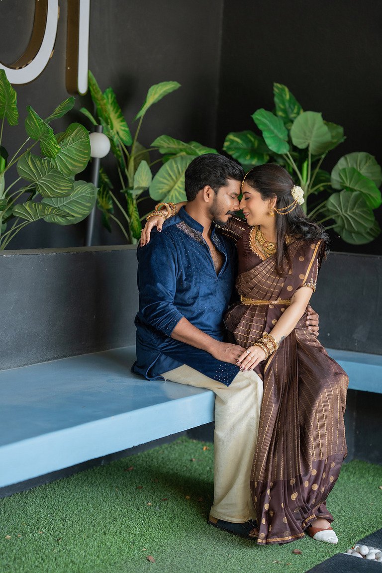 Shilpa — engagement photography by Tales by Team AR, Chennai