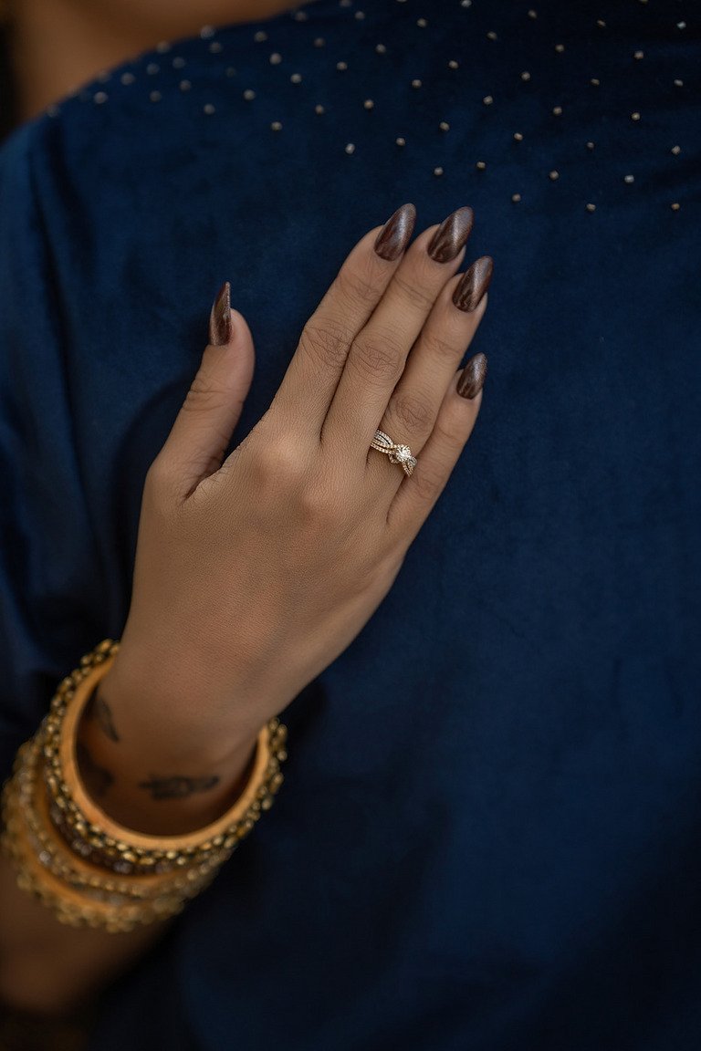 Shilpa — engagement photography by Tales by Team AR, Chennai