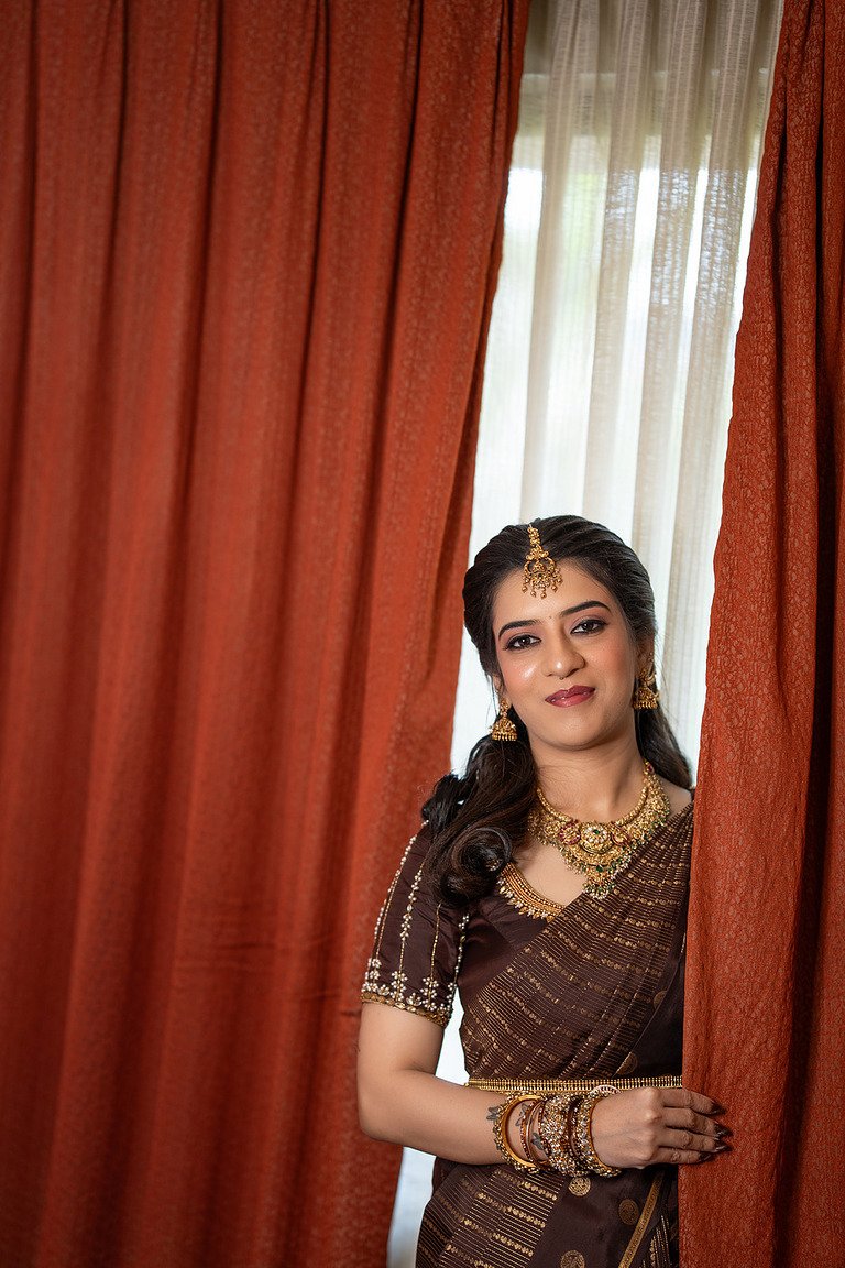 Shilpa — engagement photography by Tales by Team AR, Chennai