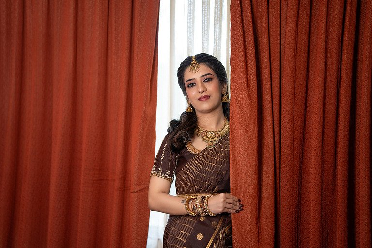 Shilpa — engagement photography by Tales by Team AR, Chennai