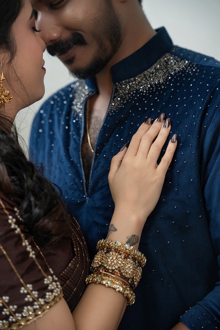 Shilpa — engagement photography by Tales by Team AR, Chennai